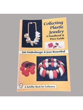 Collecting Plastic Jewelry: A Handbook Price Guide Book Lindenberger Rosenthal